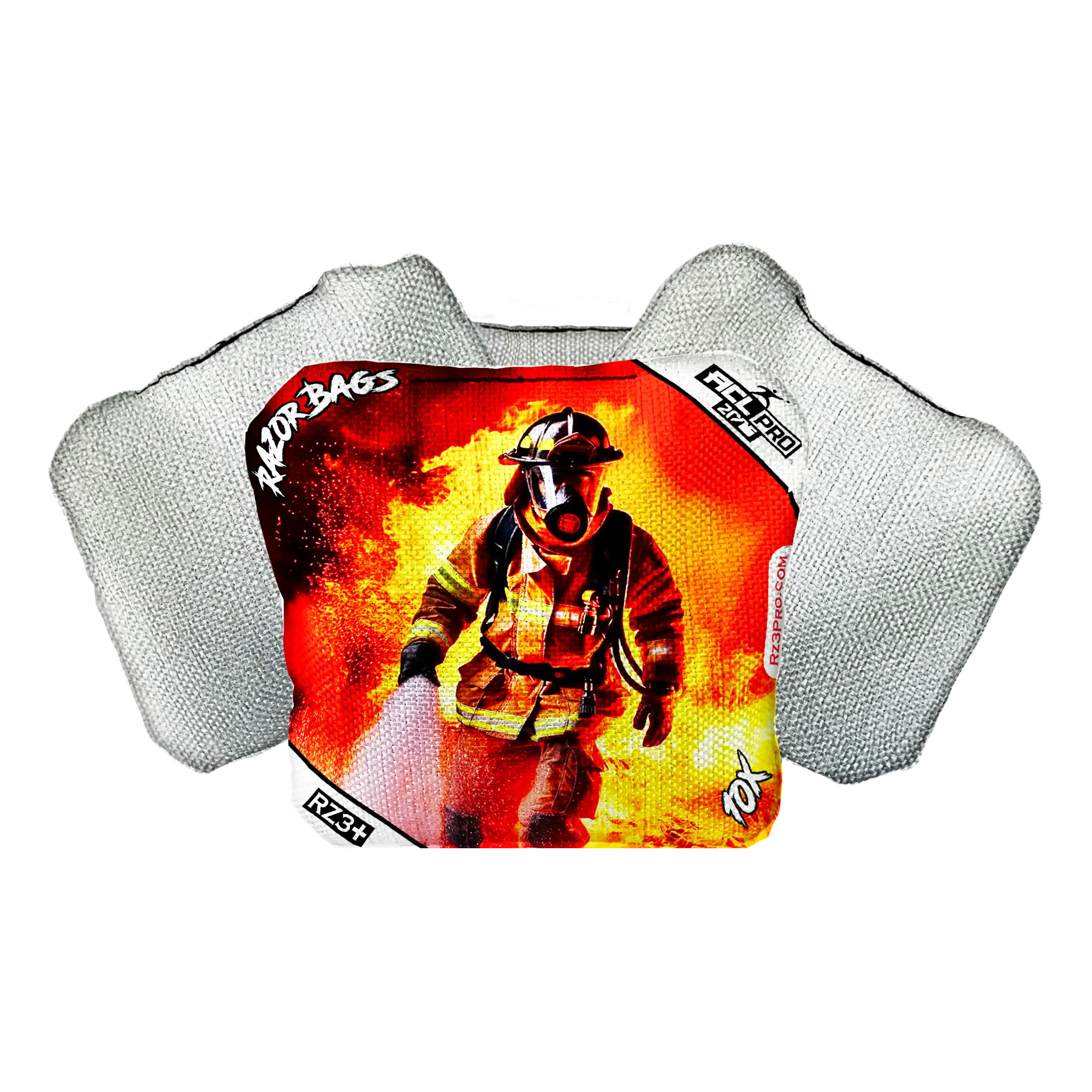 10X | Hero Fireman | ACL PRO Razor Cornhole Bags