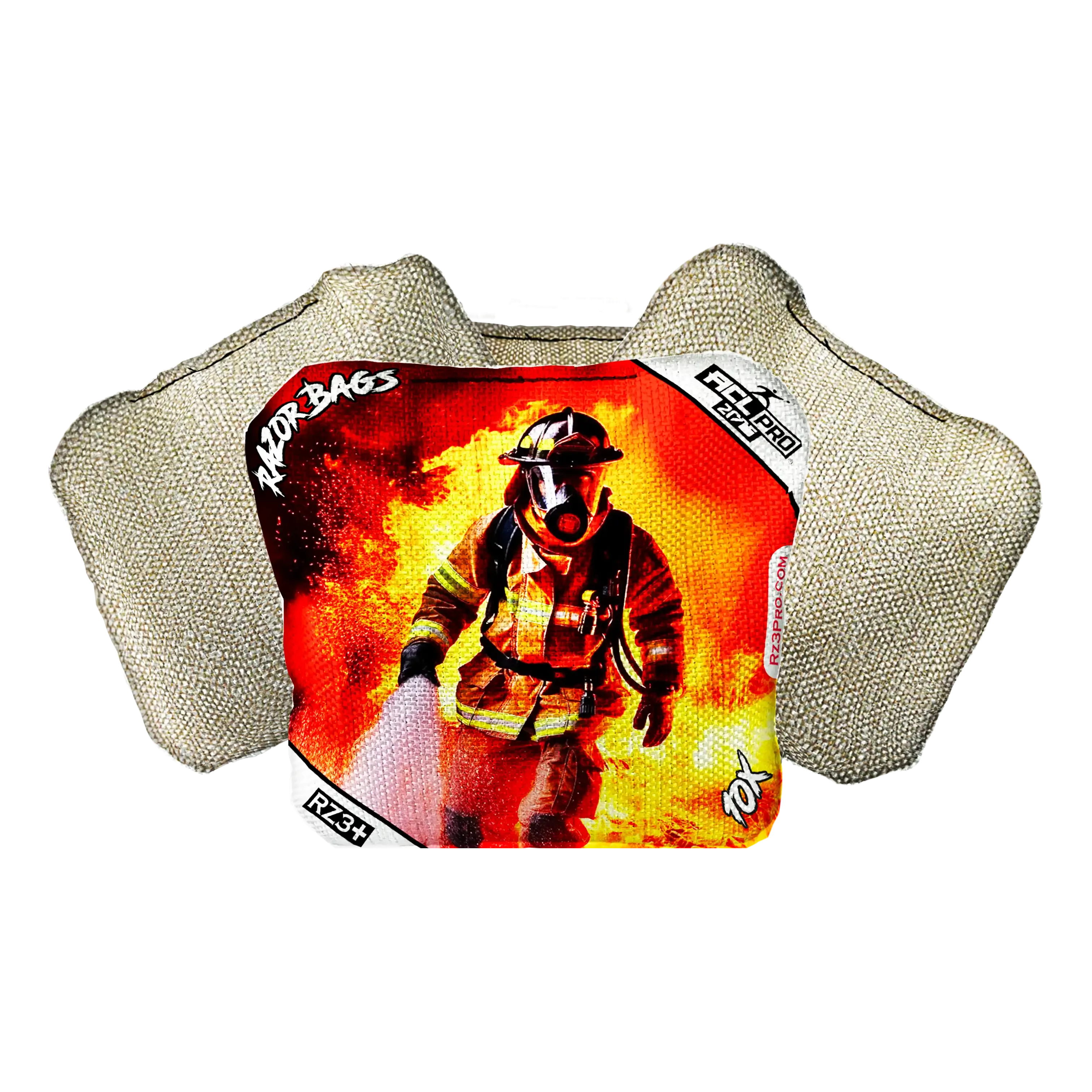 10X | Hero Fireman | ACL PRO Razor Cornhole Bags