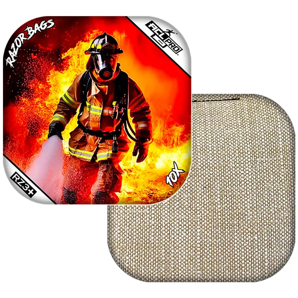 10X | Hero Fireman | ACL PRO Razor Cornhole Bags