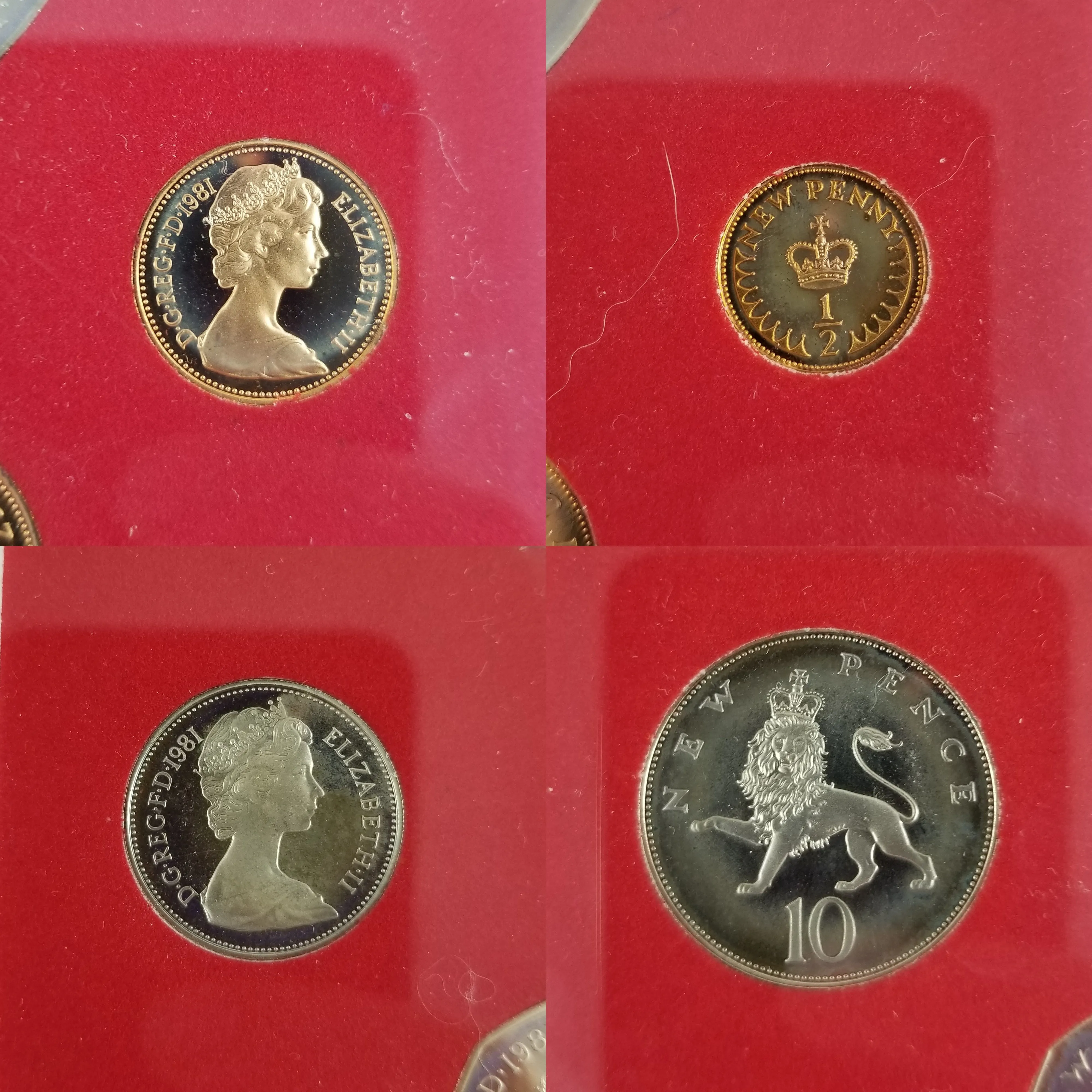1981 The Coinage of Great Britain and Northern Ireland Proof Coin Set
