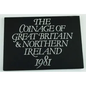 1981 The Coinage of Great Britain and Northern Ireland Proof Coin Set