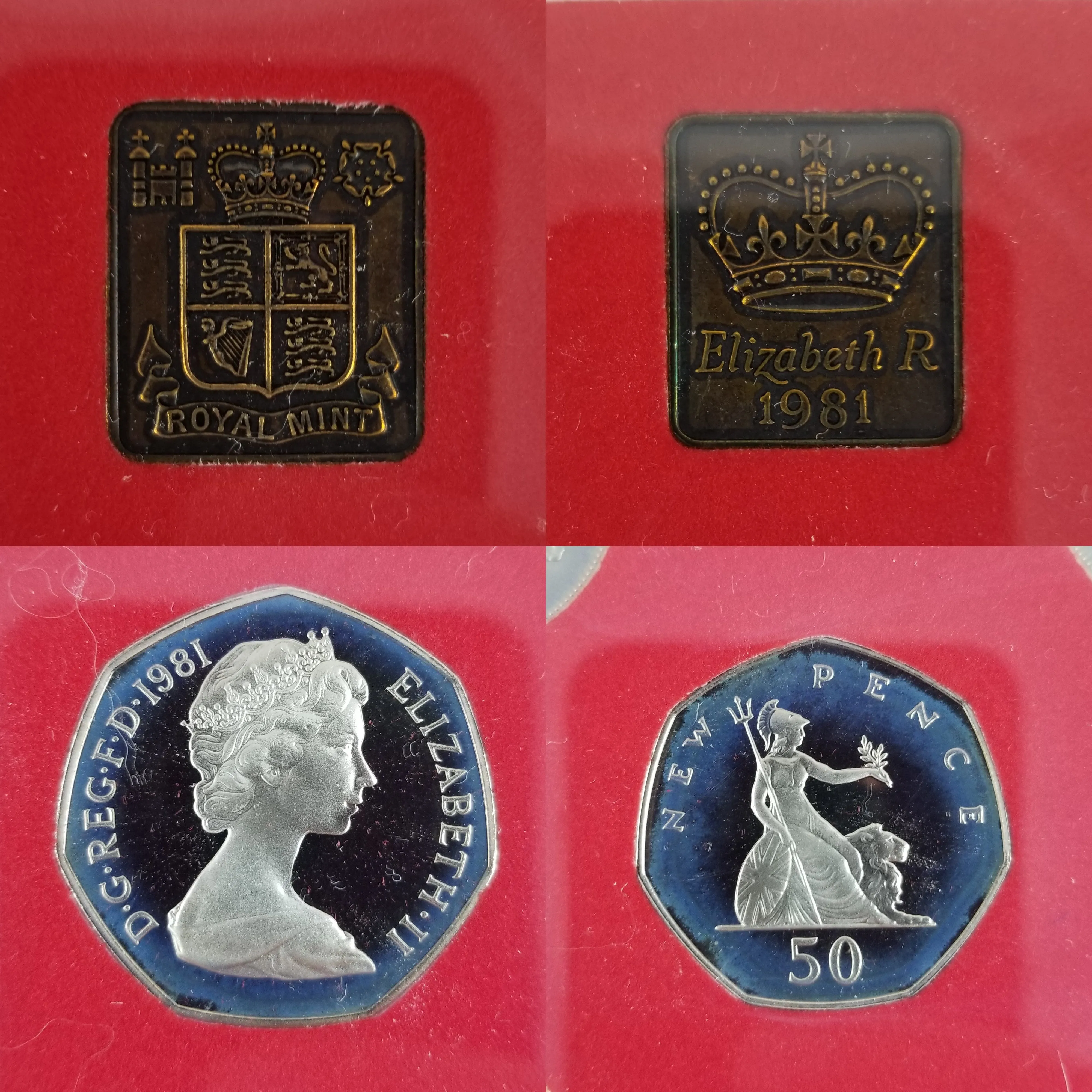 1981 The Coinage of Great Britain and Northern Ireland Proof Coin Set