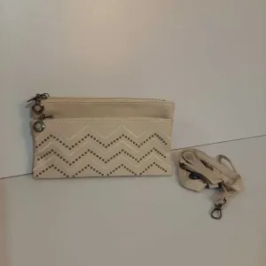 2 in 1 Wallet   Crossbody Bag - Off White - W18