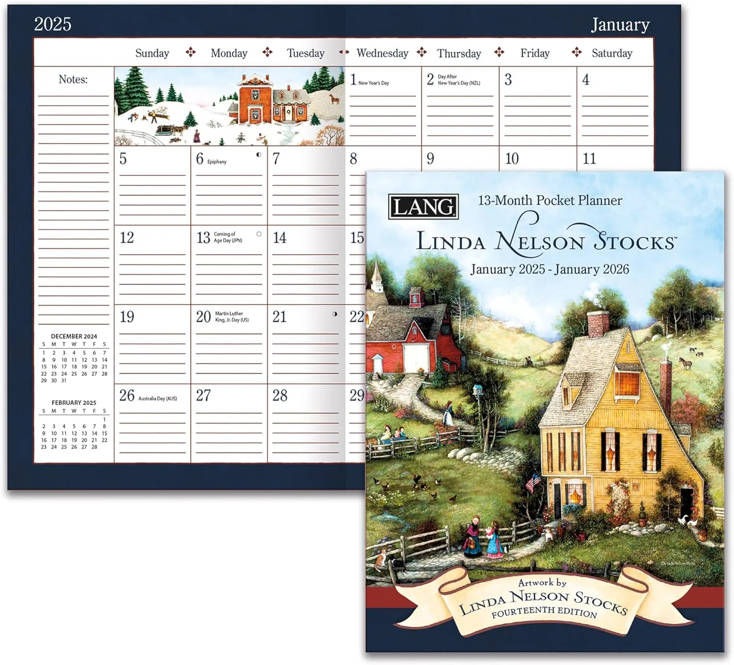 2025 Lang Monthly Pocket Planner - Linda Nelson Stocks