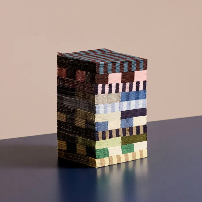 20er Pack Servietten off-white and blue M check von Hay