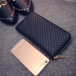 4 Colors Women Wallets Fashion Solid Female Wallet Women Clutch Change Purses Carteira Feminina Ladies' Long Design Brand Purse