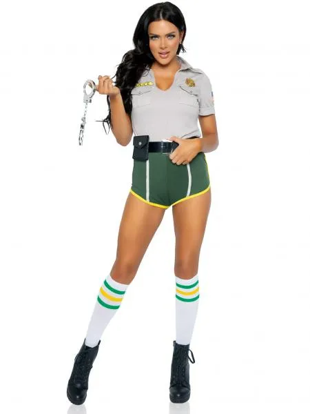 4 Piece Hot Cop Trooper - Multicolor -