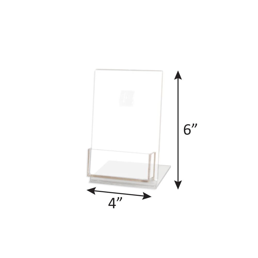 4x6 Gift Card Display Stand