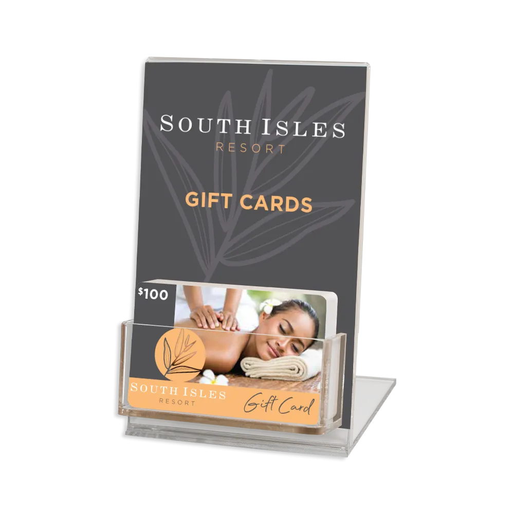 4x6 Gift Card Display Stand