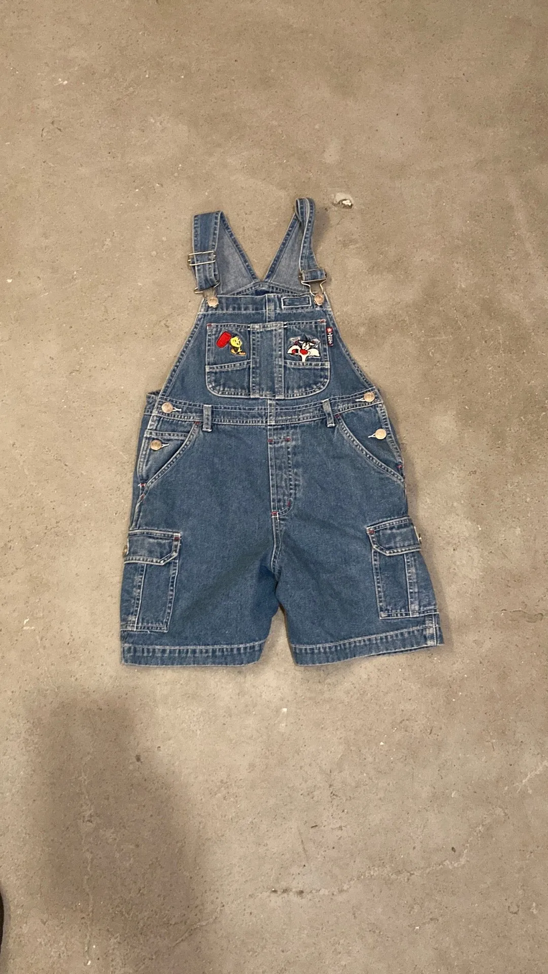 90s Tweety Bird Overalls