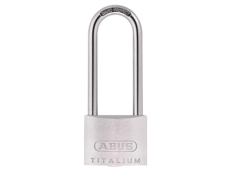 ABUS Mechanical 64Ti/30Mm Titalium Padlock 60Mm Long Shackle Keyed Alike Ka6312