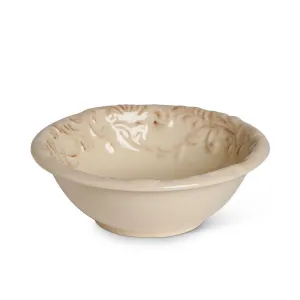 Acanthus Stoneware Dessert Bowls, Set of 4