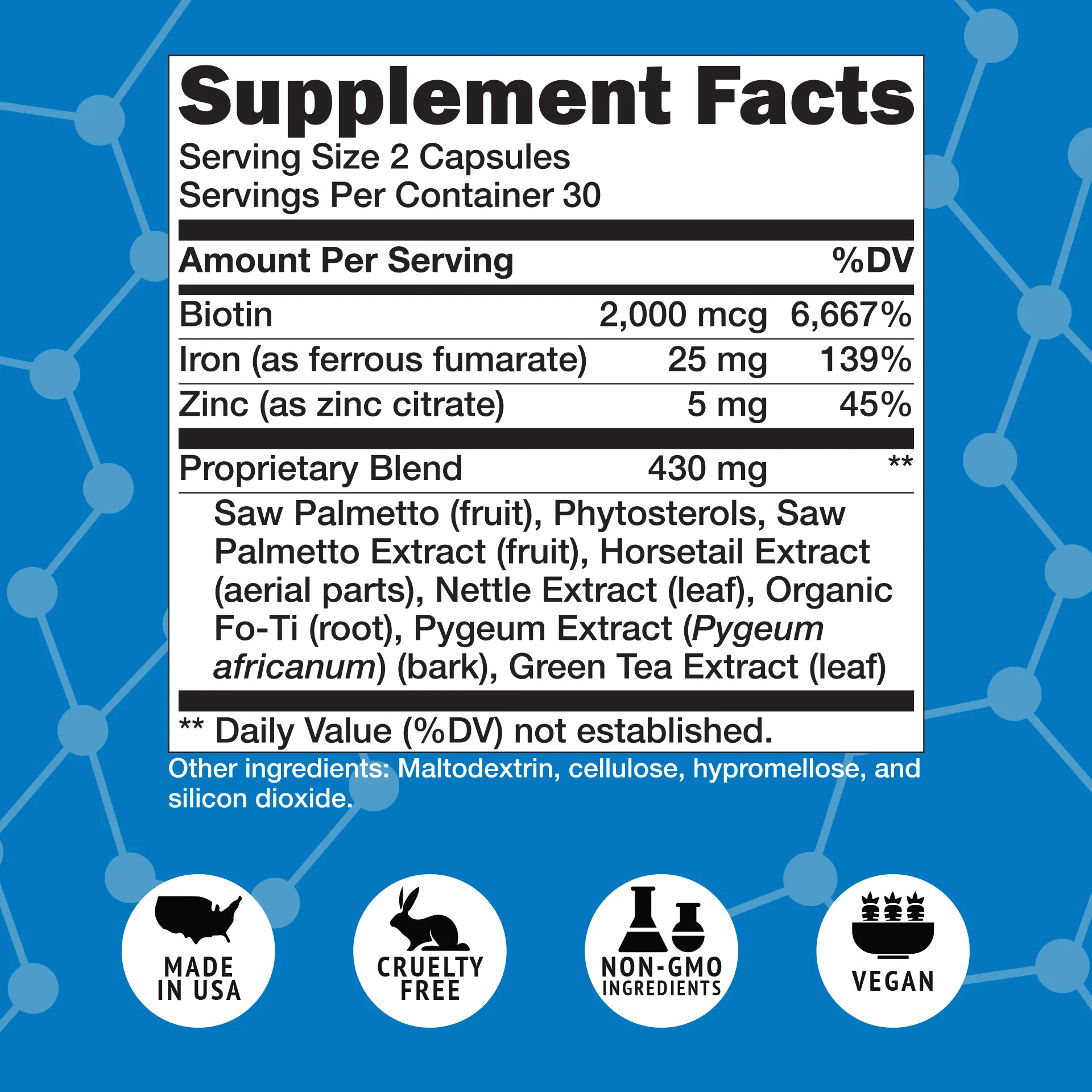 Advanced Hair Growth Treatment Supplement
