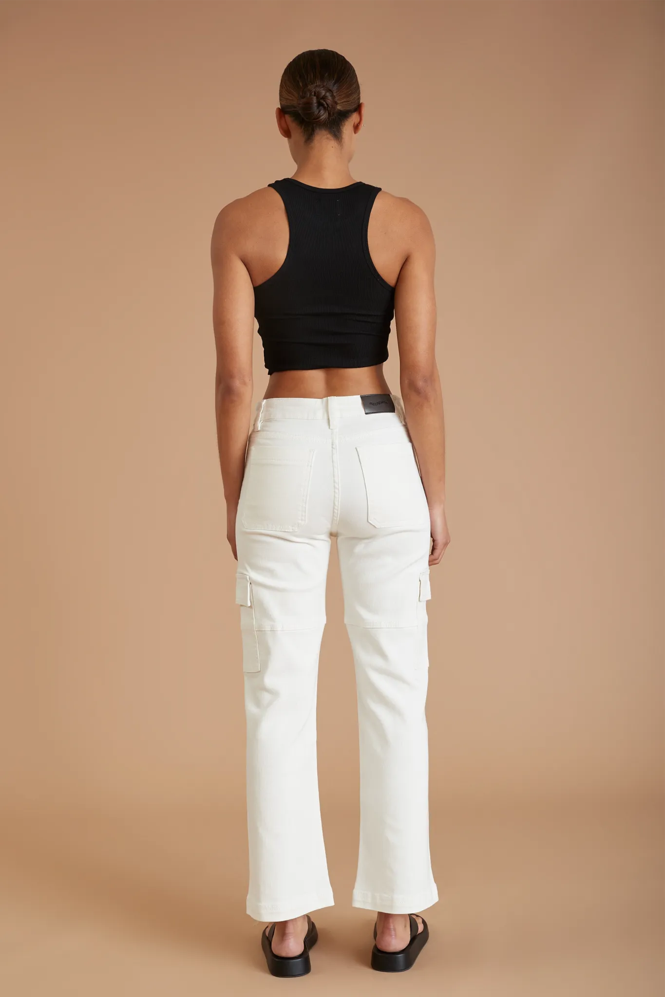 AF Denim Utility Pant (White)