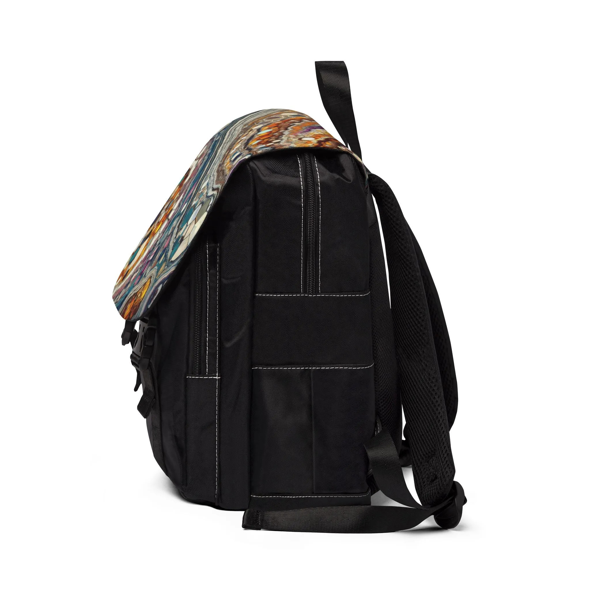 AI generated Thin section Unisex Casual Shoulder Backpack