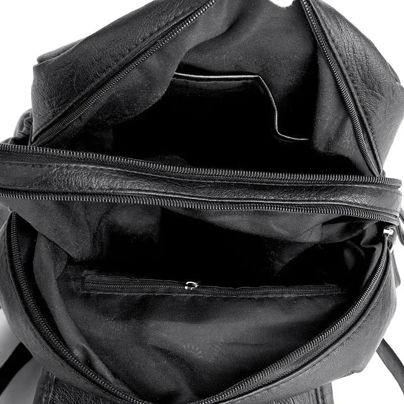 Alisia | Comfortable and lightweight leather backpack