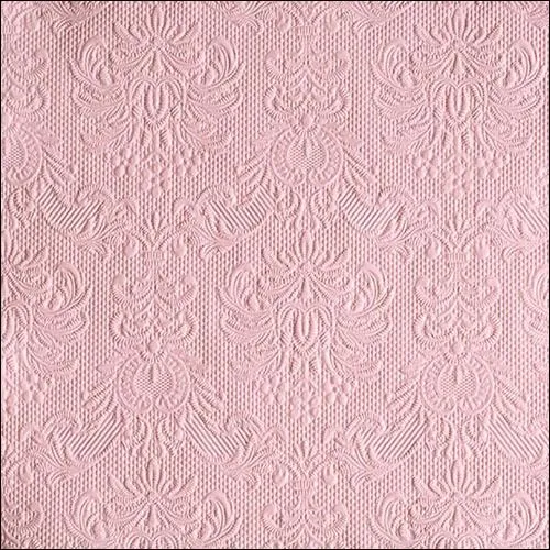 Ambiente Embossed Napkins Elegance Pastel Rose -  Available in 2 sizes