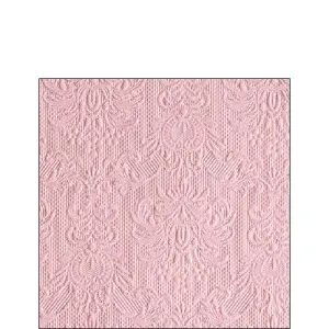 Ambiente Embossed Napkins Elegance Pastel Rose -  Available in 2 sizes