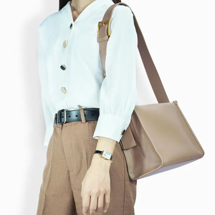 Ambrosia Leather Handbag Crossbody Bag Shoulder Bag for Women - One Size