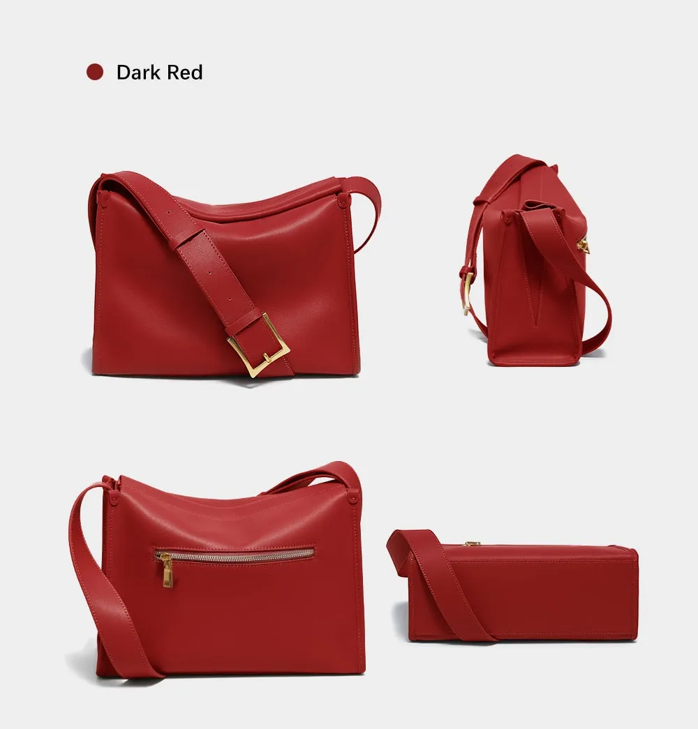 Ambrosia Leather Handbag Crossbody Bag Shoulder Bag for Women - One Size