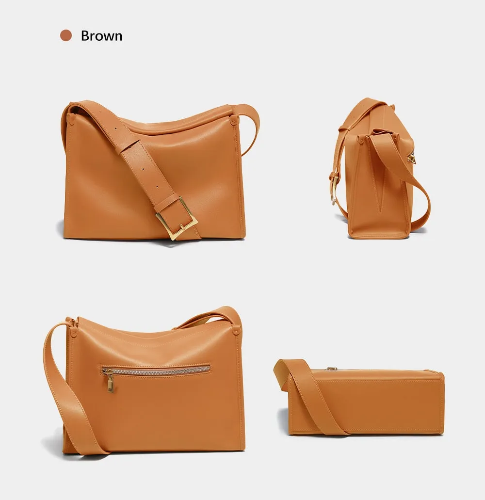 Ambrosia Leather Handbag Crossbody Bag Shoulder Bag for Women - One Size