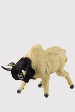 Antique Bull Taxidermy Toy