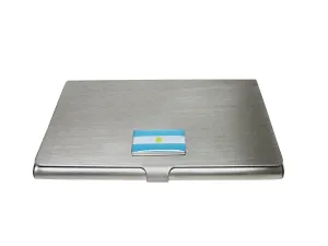 Argentina Flag Pendant Business Card Holder