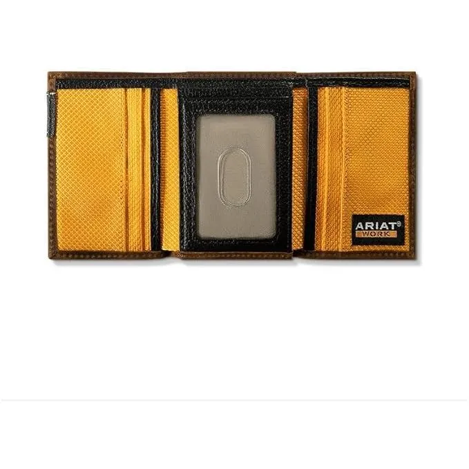 Ariat Work Wallet, Tri-Fold, Heather Grey A3402906