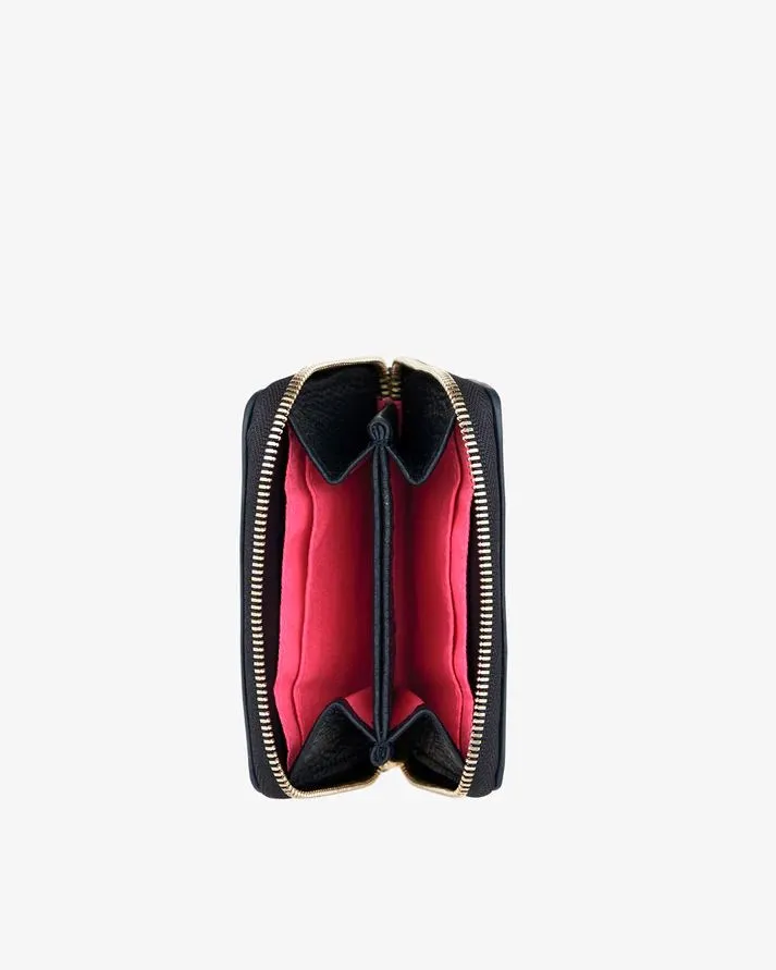ARLINGTON MILNE Alexis Zip Purse - Navy Multi