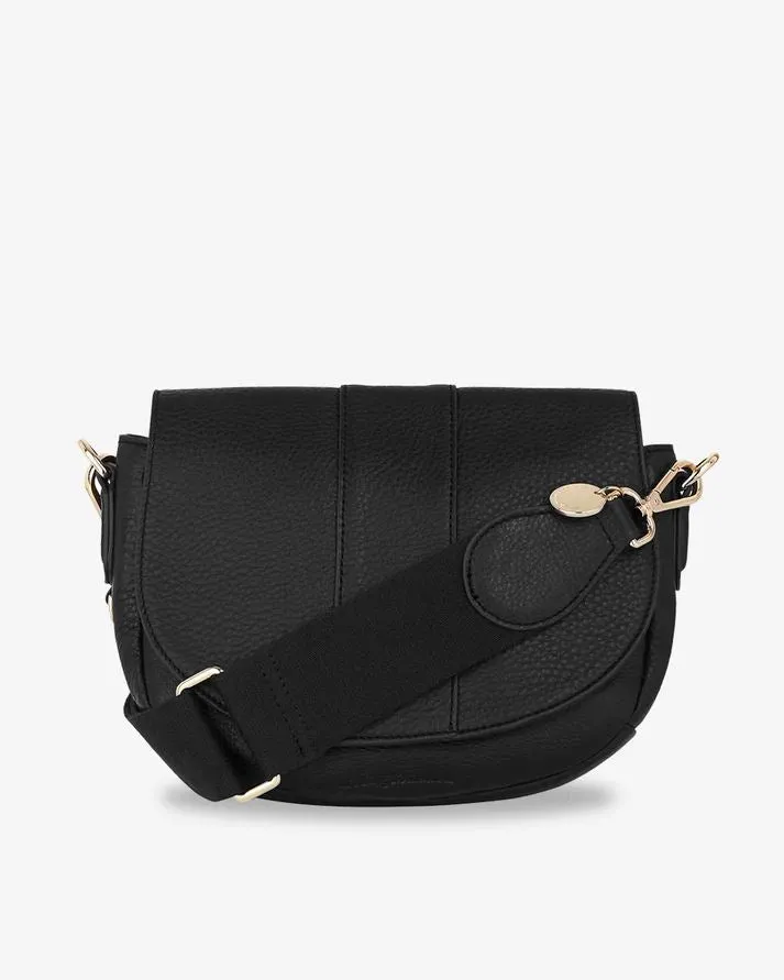 ARLINGTON MILNE Zara Saddle Bag - Black