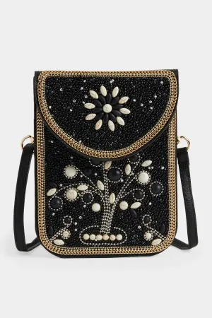 Artisan Beaded Crossbody