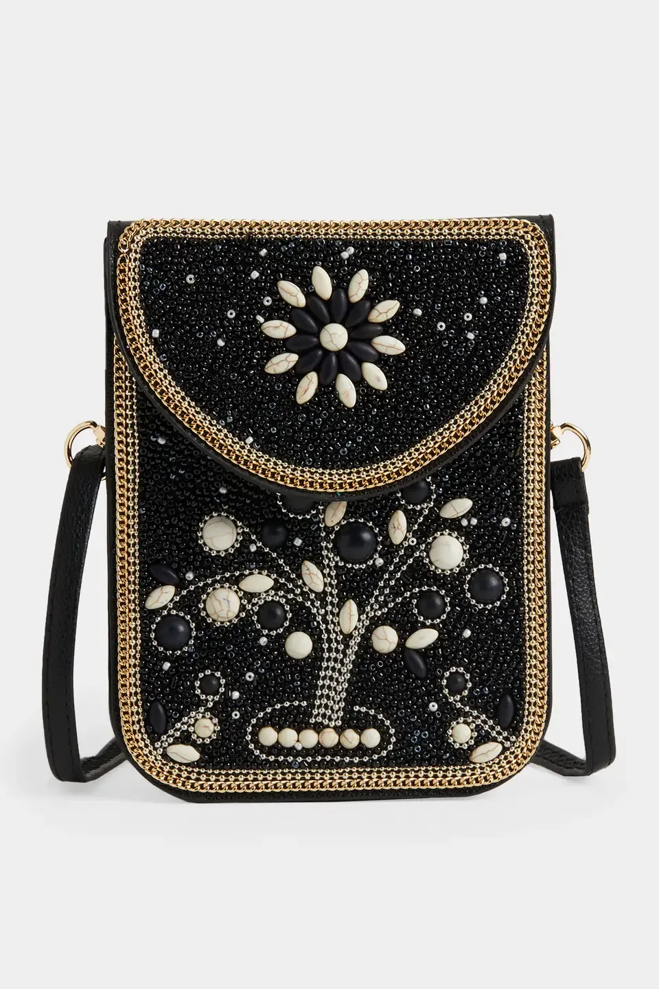 Artisan Beaded Crossbody