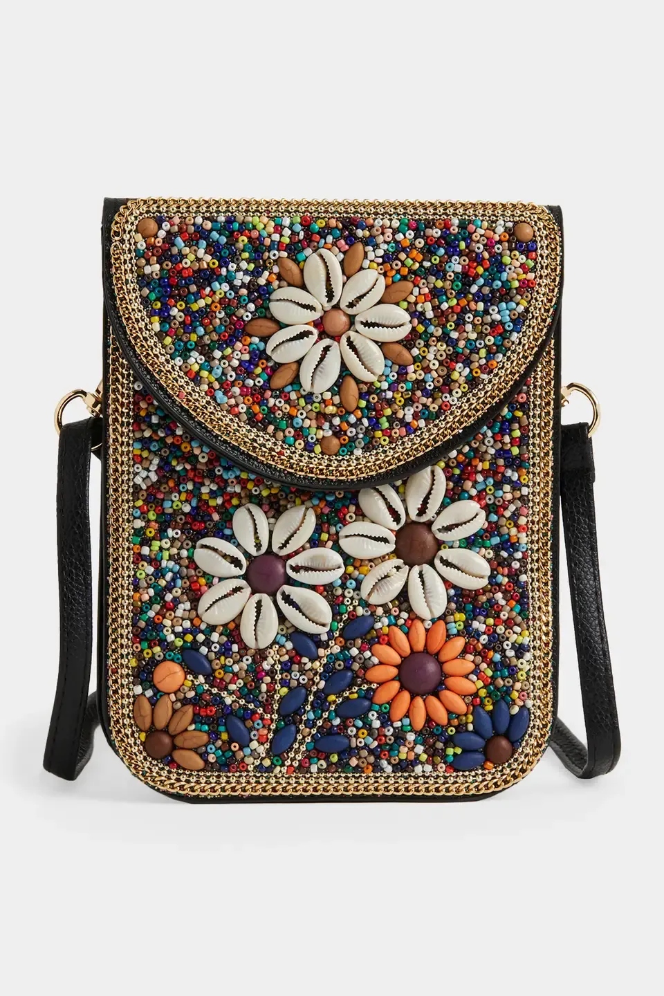 Artisan Beaded Crossbody