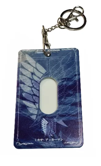 Attack On Titan Mikasa Ackerman - Card Holder Keyring