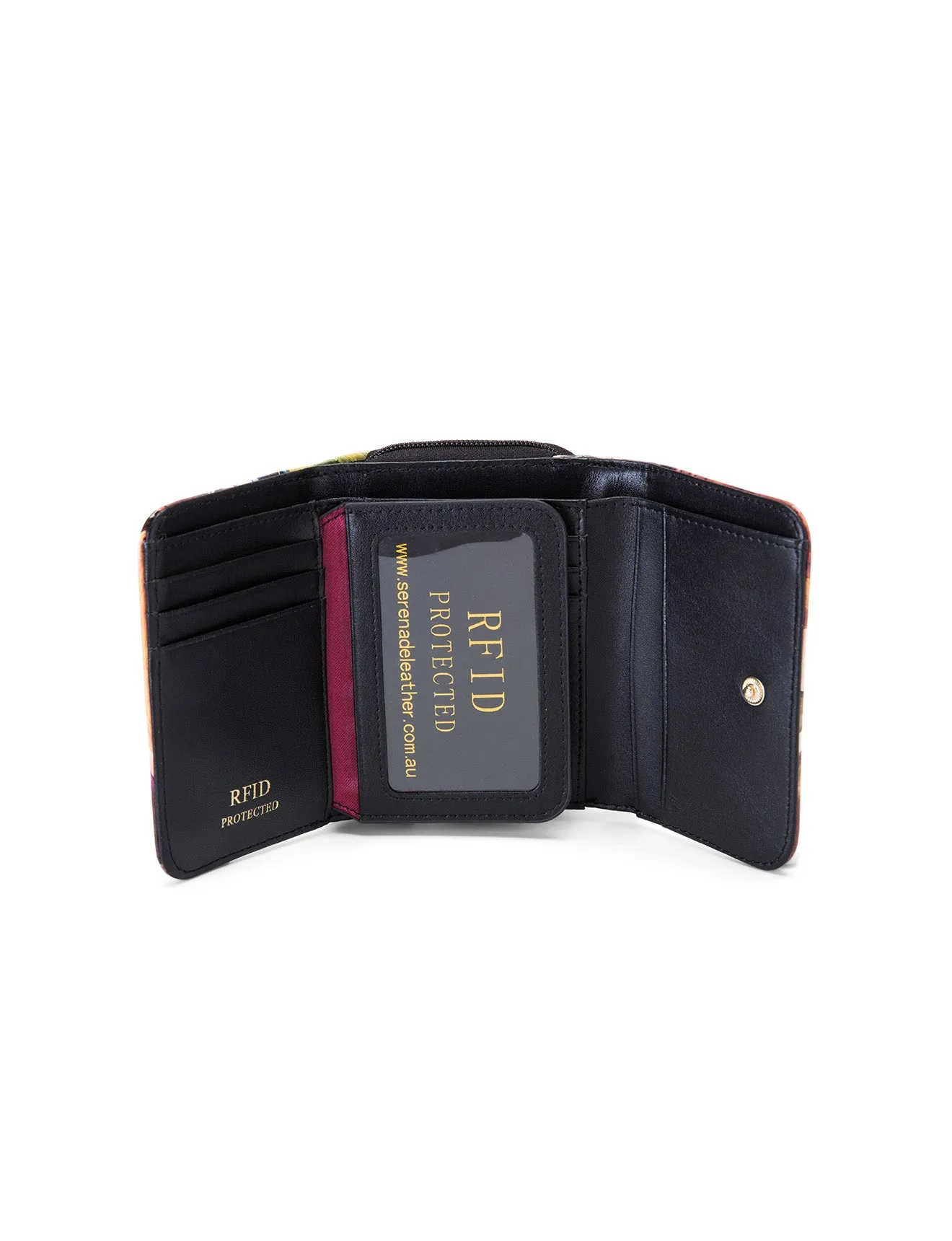 AURORA SML PATENT LEATHER WALLET WITH RFID-WSF3303- NEW IN