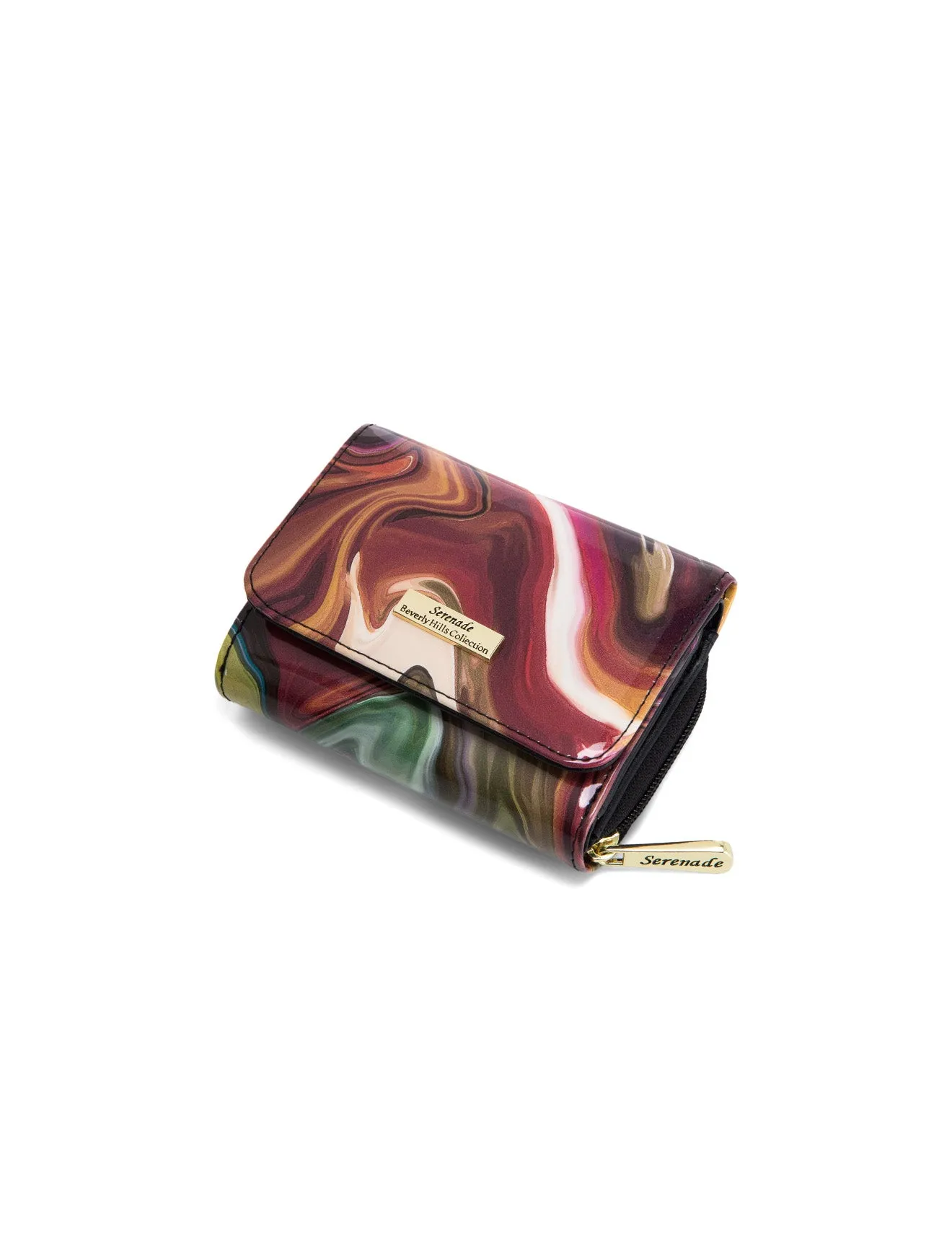 AURORA SML PATENT LEATHER WALLET WITH RFID-WSF3303- NEW IN