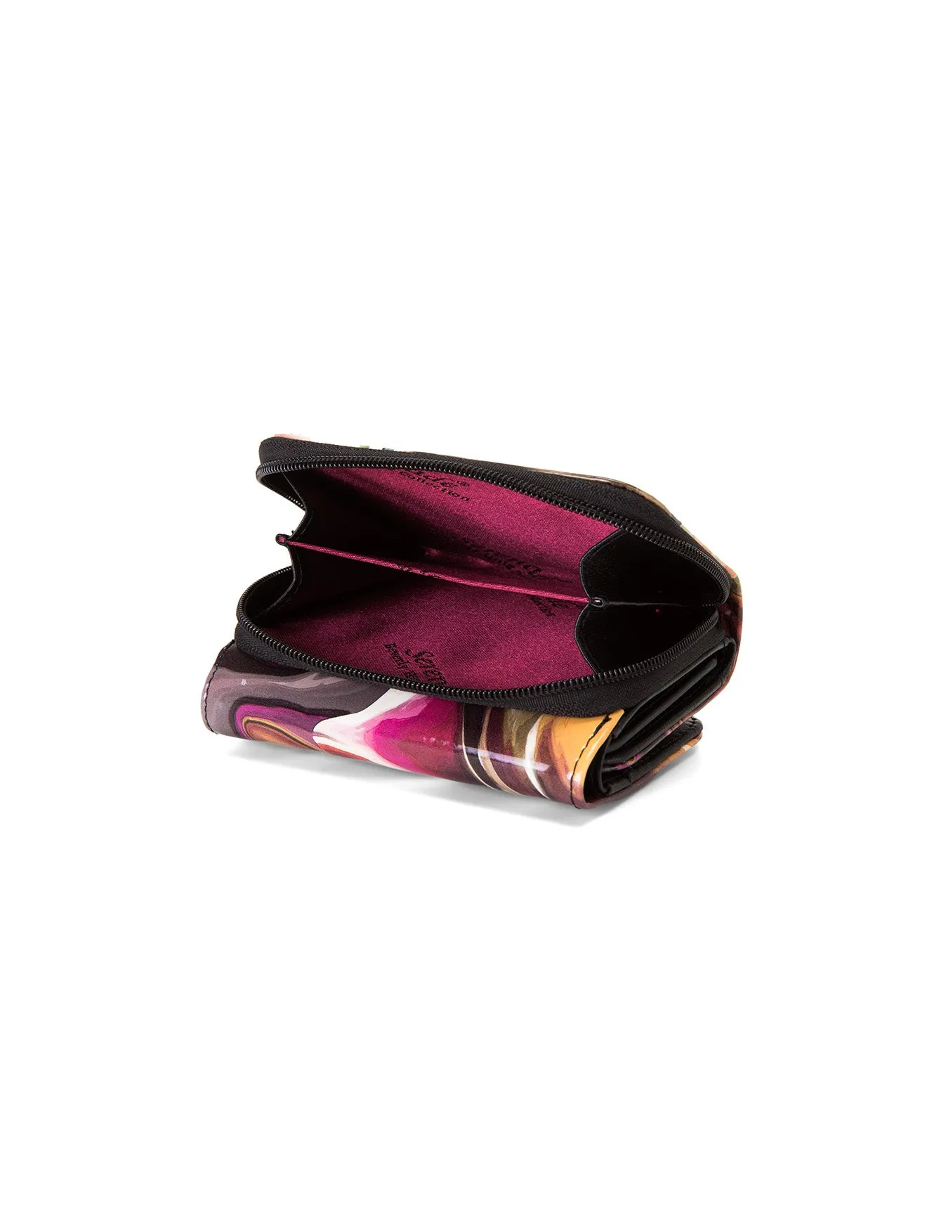 AURORA SML PATENT LEATHER WALLET WITH RFID-WSF3303- NEW IN