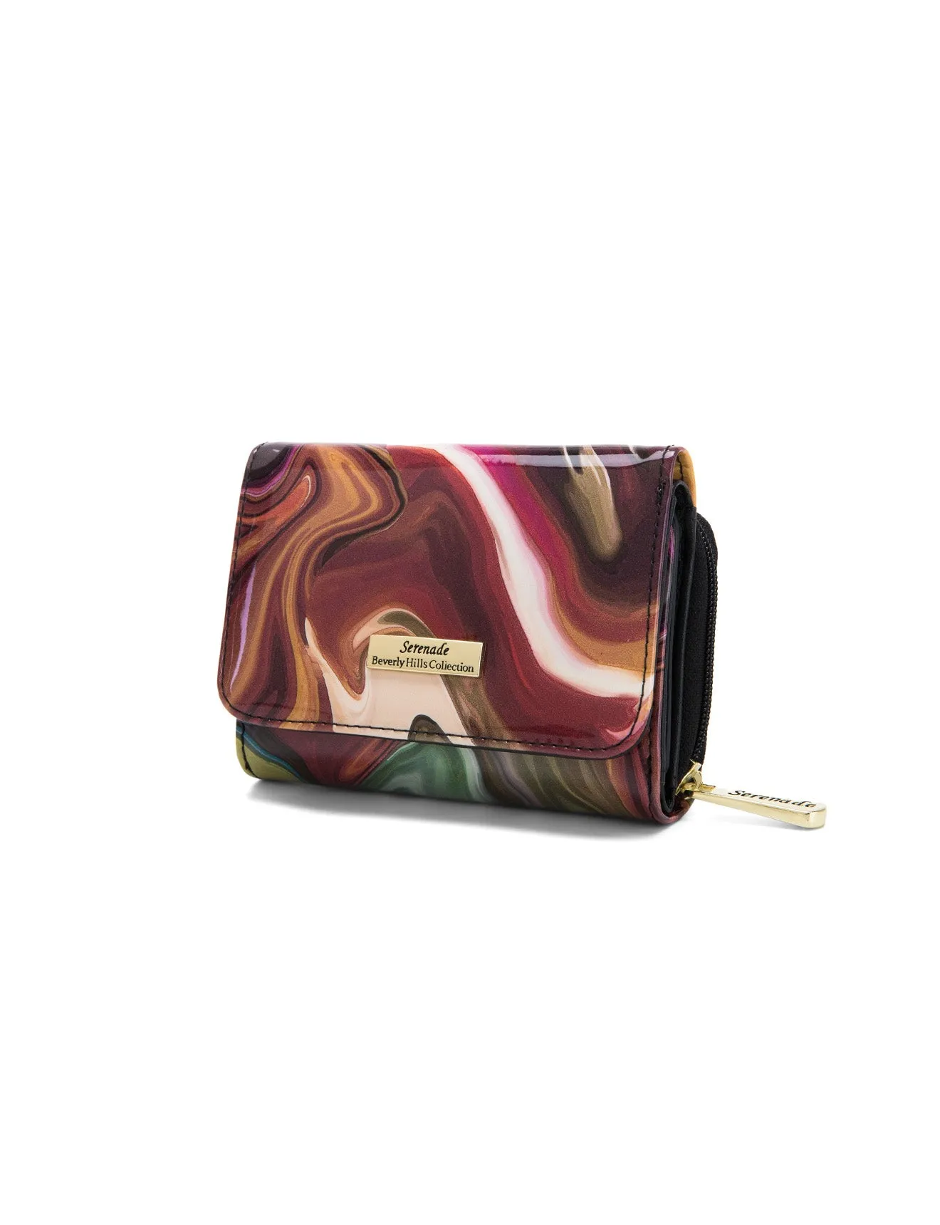 AURORA SML PATENT LEATHER WALLET WITH RFID-WSF3303- NEW IN