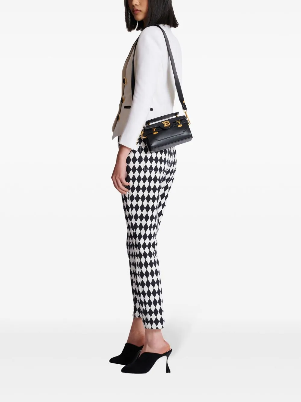 B-buzz leather shoulder bag