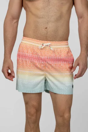 Bañador Multicolor Con Estampado Étnico