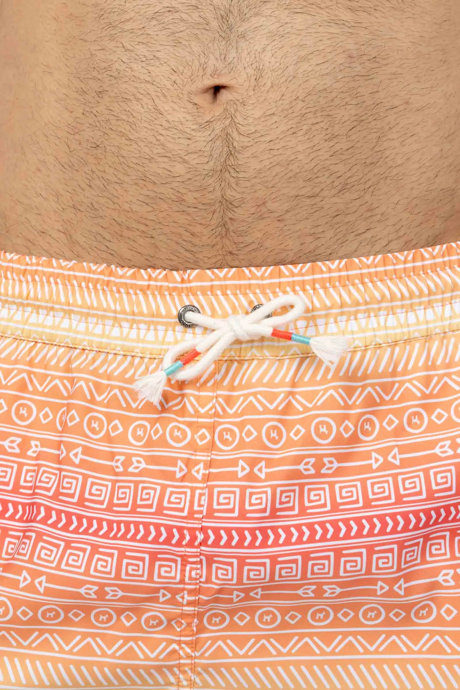 Bañador Multicolor Con Estampado Étnico
