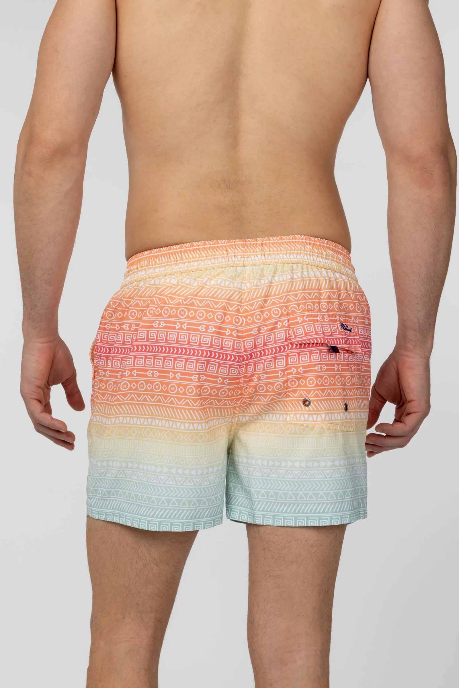 Bañador Multicolor Con Estampado Étnico