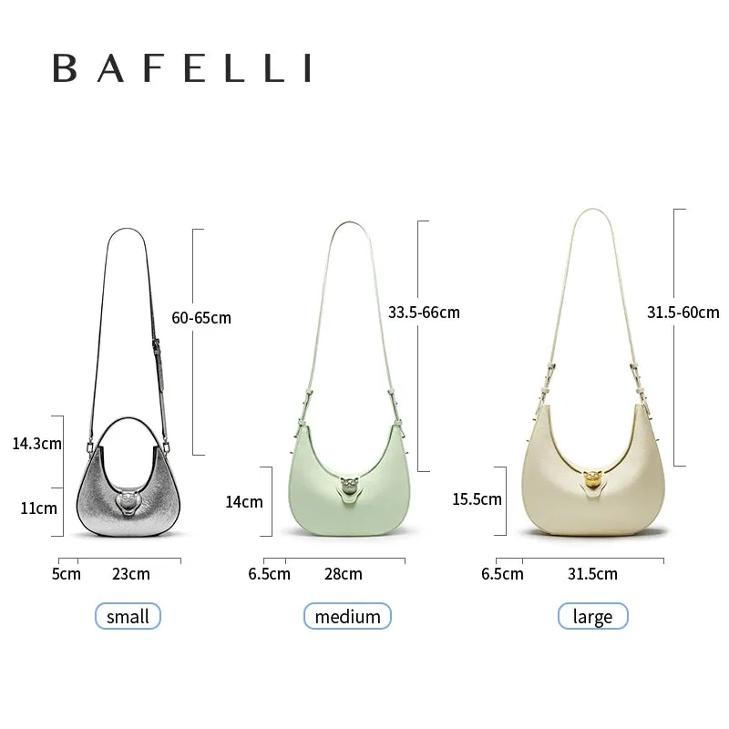 BAFELLI 2024 WOMEN'S BAG LUXURY BRAND GENUINE LEATHER