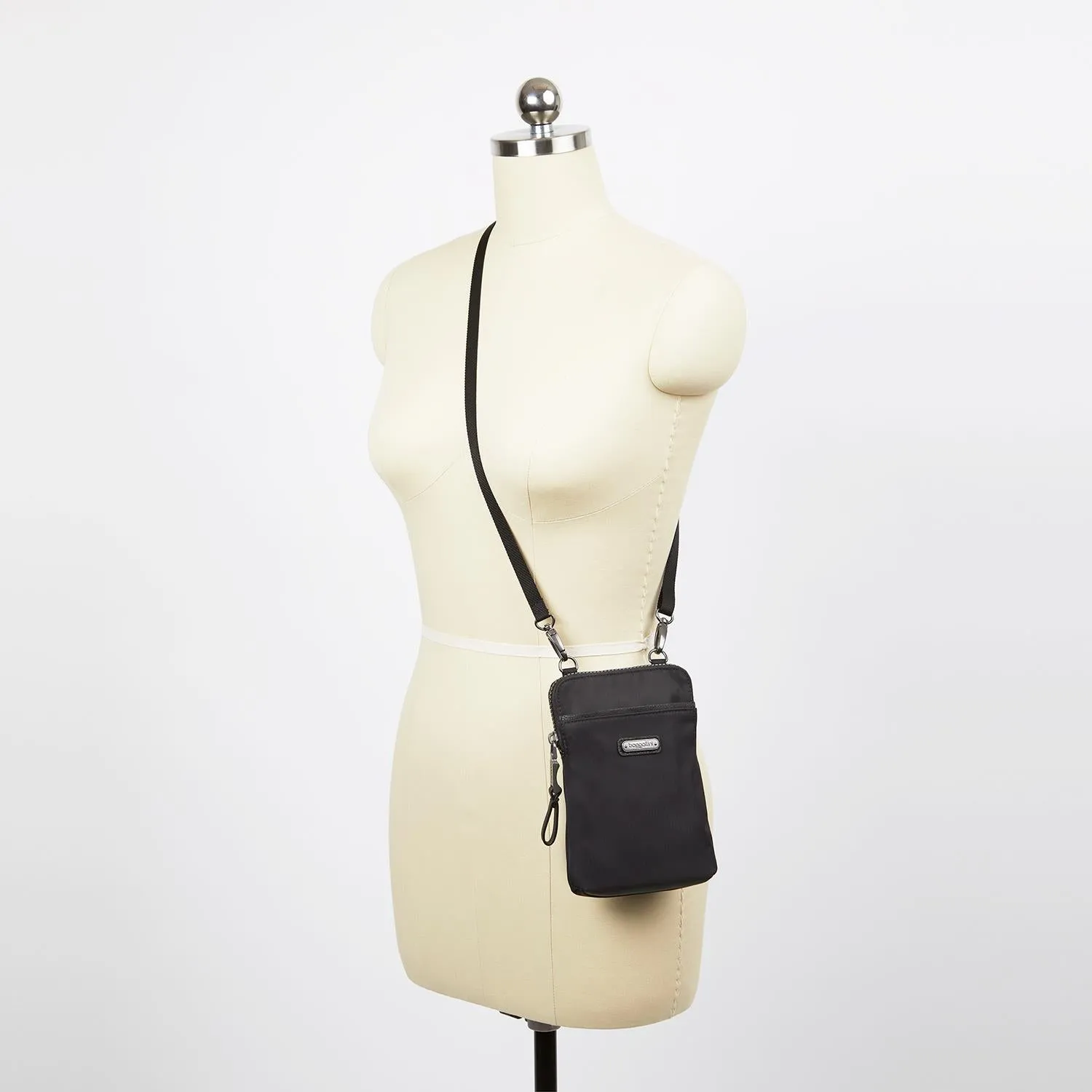 Baggallini Broadway Crossbody Smoke Nylon