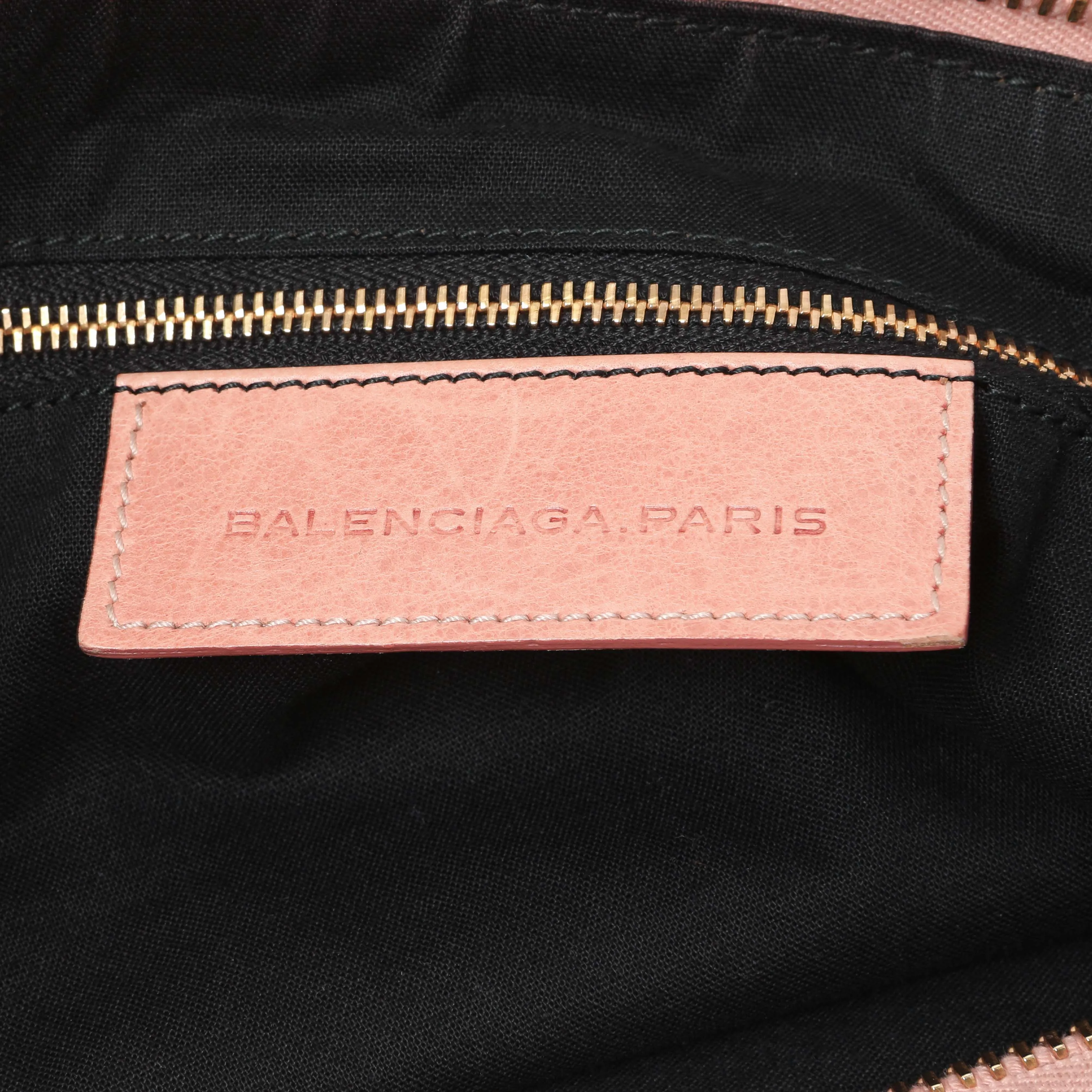 Balenciaga Pink Agneau Giant 21 Hardware Day Hobo