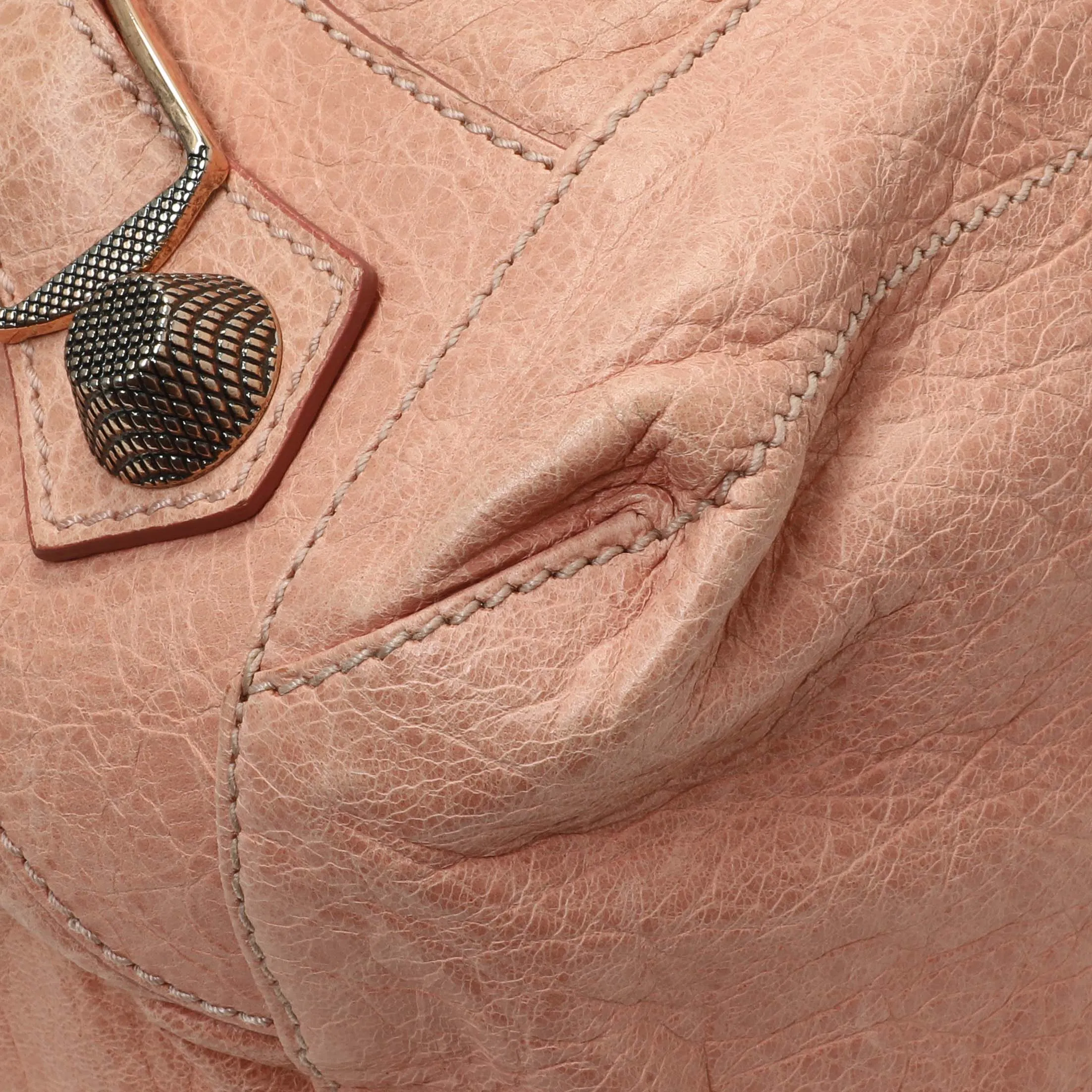 Balenciaga Pink Agneau Giant 21 Hardware Day Hobo