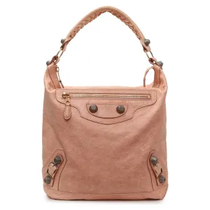 Balenciaga Pink Agneau Giant 21 Hardware Day Hobo