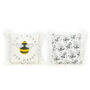 Bee Reversible Lace Pillow