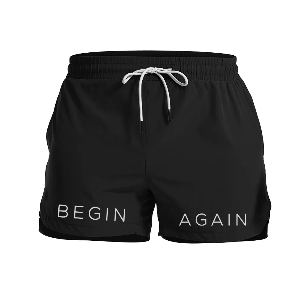 Begin Again Graphic Shorts