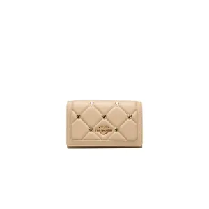 Beige Polyethylene Women Crossbody